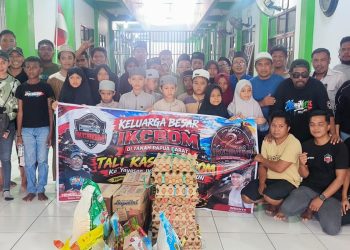 Peringati 2 Tahun Berdiri, IKCBOM Manokwari Berbagi Kasih dengan Anak Yatim di Wosi