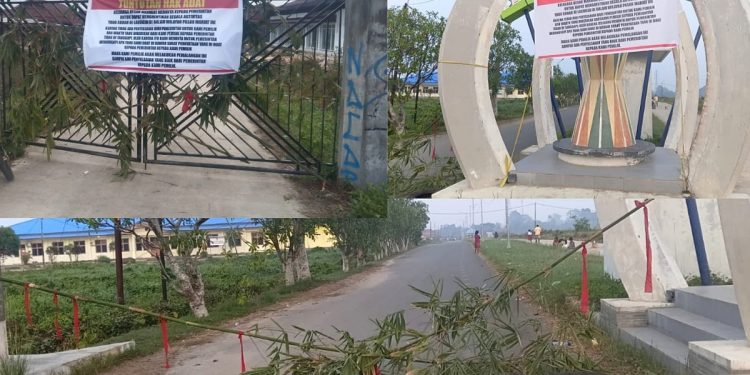 Tuntut Pembayaran Hak Ulayat, Pintu Pasar Mariat Dipalang