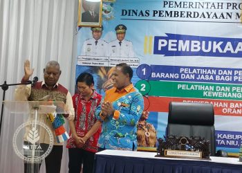 Pemberdayaan OAP, Gubernur Dominggus Luncurkan 3 Program Strategis