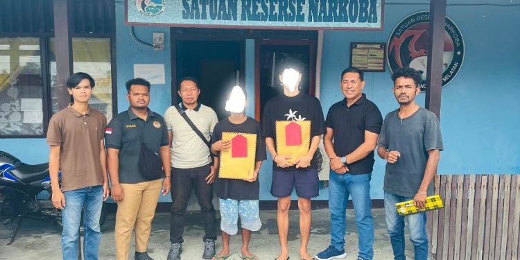 Dua Tersangka Kasus Ganja di Ransiki Dilimpahkan ke Kajari Manokwari