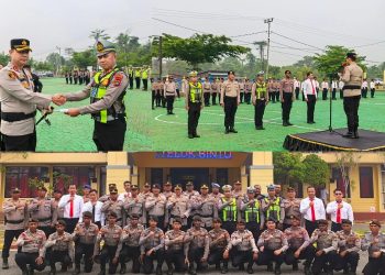 Dedikasi Tanpa Batas, 26 Personel Polres Teluk Bintuni Terima Penghargaan