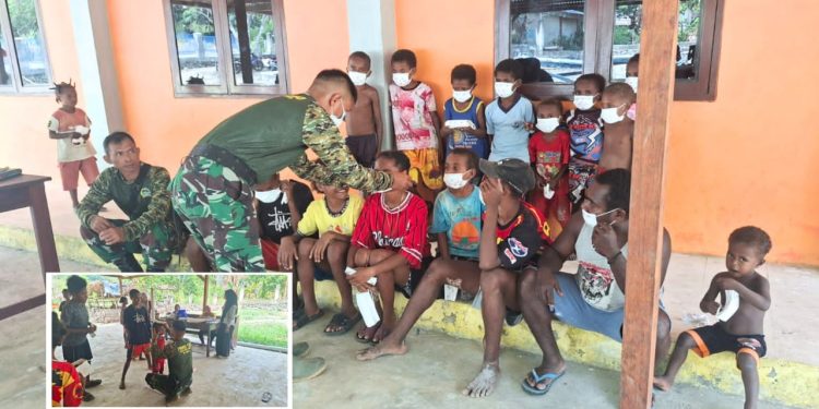 Satgas TMMD Edukasi Pencegahan Ispa dan Stunting