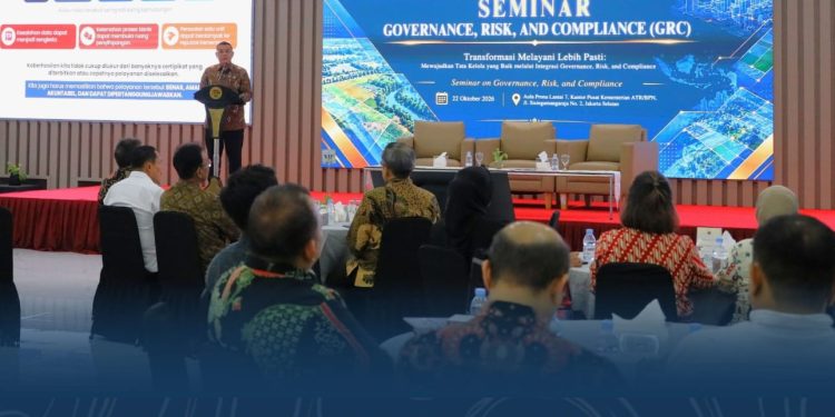 Terapkan Manajemen Risiko dengan Pendekatan GRC, Wamen ATR/Waka BPN Harapkan Pengendalian Risiko Berbasis Data