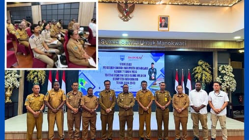 Sinergi Penataan Ruang, Kantah Manokwari Hadiri Sosialisasi PERDA RTRW Kabupaten Manokwari Tahun 2024-2043