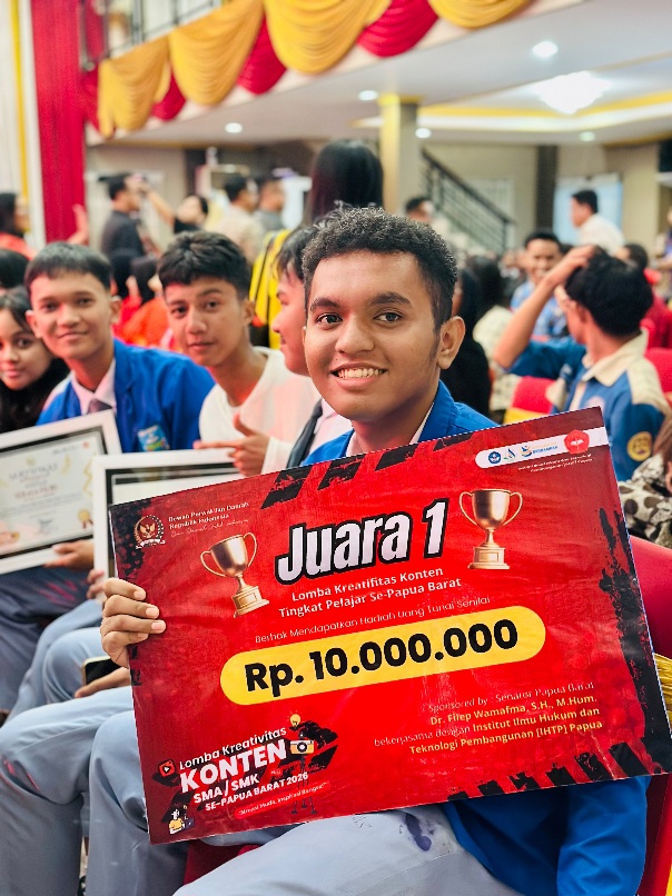 Serga Film Harumkan SMAN 1 Manokwari dalam Lomba Kreatif IHTP – Filep Wamafma