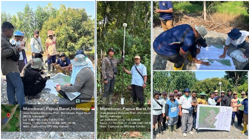 Penerapan Desain Konsolidasi Tanah Kampung Aimasi, Wujudkan Penataan Bidang dan Akses Jalan