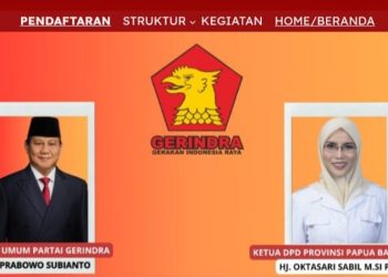 Oktasari Sabil Masih Nahkodai Gerindra Papua Barat Daya