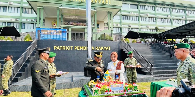 Hari Jadi ke-81 TNI, Kasdam XVIII Kasuari Tekankan Pedoman Prajurit