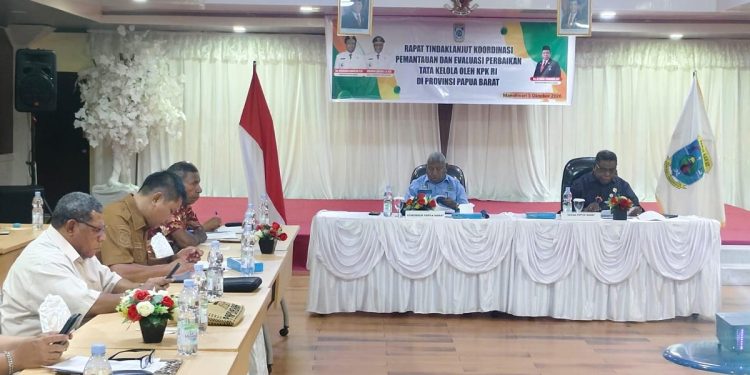 Tindak Lanjut Hasil Korsupgah KPK, Pemprov Papua Barat Targetkan Selesai 16 November