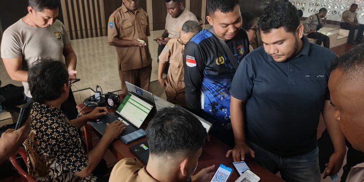 Personel Polresta Manokwari Aktivitas IKD Siap Jadi Agen Perlinsos