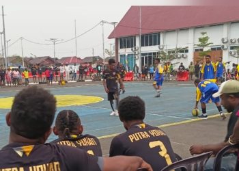 Hari ke-7, Turnamen Gawang Mini Sorong Manoi Bergulir Sengit