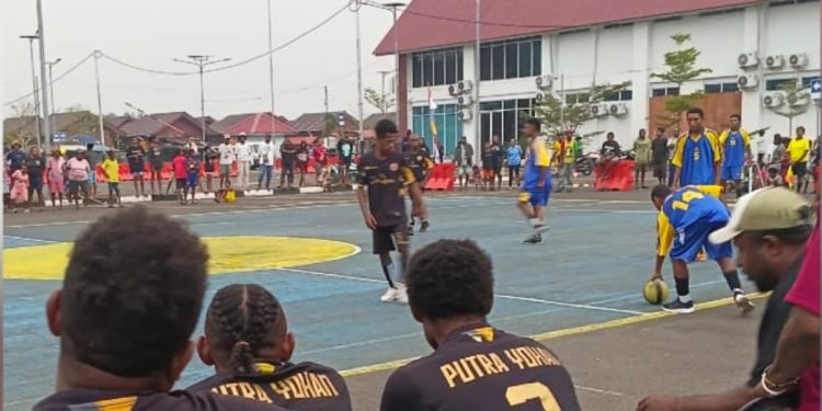 Hari ke-7, Turnamen Gawang Mini Sorong Manoi Bergulir Sengit