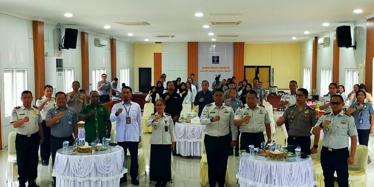 Kanwil Kemenkum Papua Barat Bahas Strategi Bantuan Hukum Terstandarisasi
