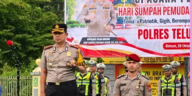 Polres Teluk Bintuni Peringati Hari Sumpah Pemuda ke‑98, Teguhkan Komitmen Jaga NKRI