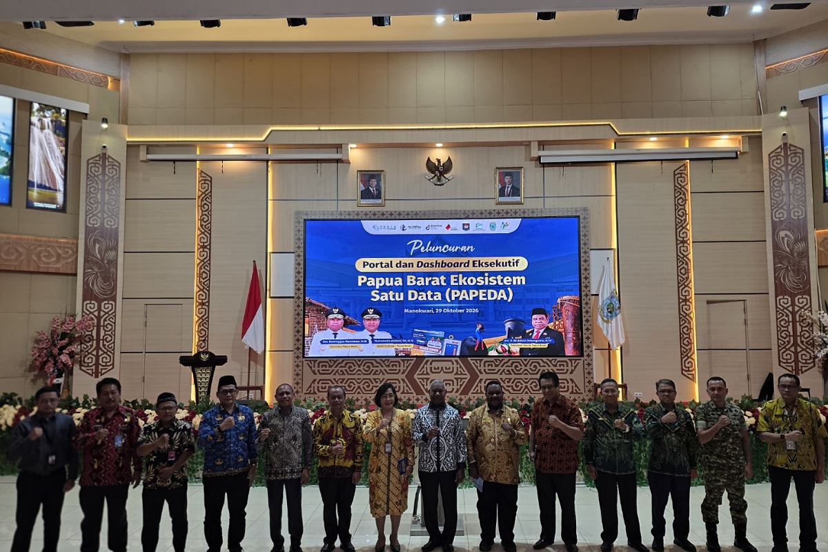 PAPEDA Resmi Diluncurkan, Gubernur Mandacan: Perkuat Kebijakan dan Pelayanan Publik Berbasis Data